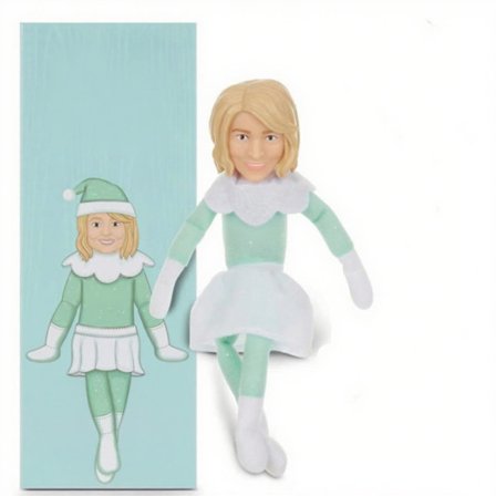 Jul grön monster Grinchen långbenta älva docka ornament dekorativ docka hänge kreativ docka hänge