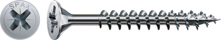 SPAX 1081010450803 Träskruv 4,5 mm TFX, FZB ETA-12/0114 4,5 mm, Infästning