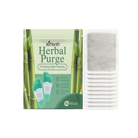 Ximonth Örtbaserade Rengörande Fotplåster Slappnar Av Kropp Och Sinne, Reglerar Kroppen, Djuprengör Fötterna, Vårdar Sömnen Fotplåster