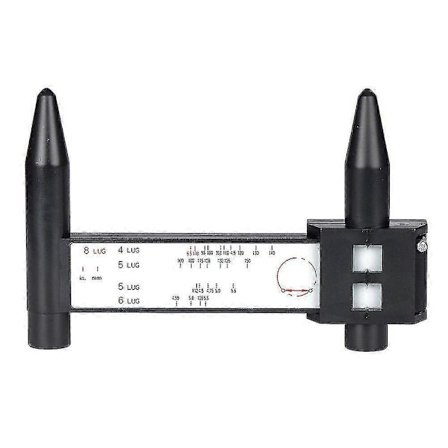 Pcd Målelinjal Felg Bil Hjul Bolt Mønster Måleverktøy Hull 4 5 6 8 Lug (rui)