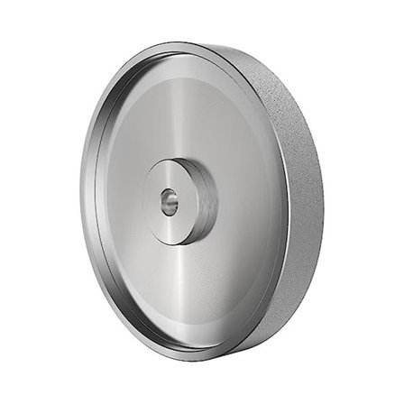 CBN-hiomalaikka, 8 tuuman halkaisija x 1 tuuman leveys x 5/8 tuuman reikä puunsorvaustyökalujen teroitukseen, penkki