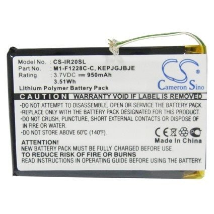 Batteri till Mediaspelare för iRiver Clix Plus, U20, REI-iriverclix2 m.fl.