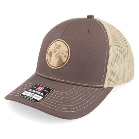 Wild Spirit - Hnědý trucker Kšiltovka - Shiba Inu Dog Patch Brown/Khaki Trucker @ Hatstore