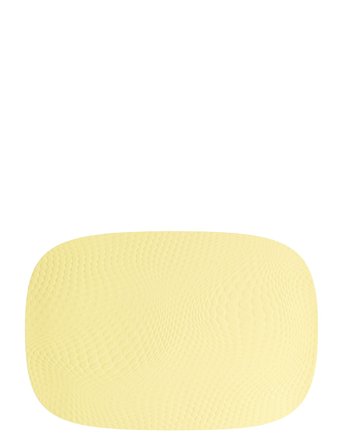 Aida Karim Rashid Lemon Dækkeserviet 95% Genbrugslæder 1 Stk 45,0X30,6 Cm - Yellow - ONE SIZE x 45