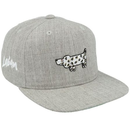 Lilla Spöket Laban - Grå snapback Keps - Kids Rufus Heather Grey Snapback @ Hatstore
