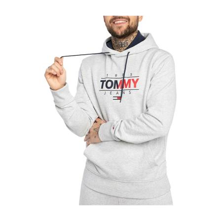 Tommy Jeans, Bluza TJM Essential Szary, Mężczyzna, Rozmiar: 2XL