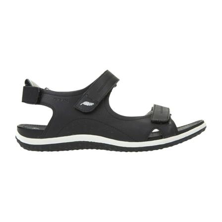Geox, Flat Sandals Zwart, Dames, Maat:37 EU