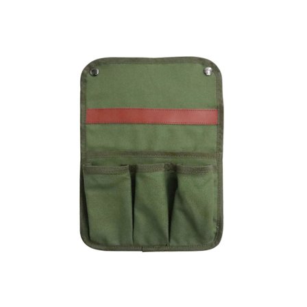 Stol Sidetaske Stor Kapacitet Nem Adgang Blegningsfri Stol Armlæn Opbevaringstaske til Fiskeri Militærgrøn [DB]