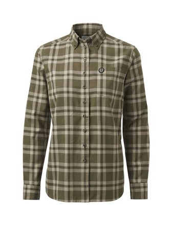 Chevalier - Teal Light Flannel Shirt - Women - Flanellskjorta