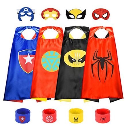 Lekevarer for gutter 3-10 år, Superhelt-kapper for barn 3-10 år, ZQKLA