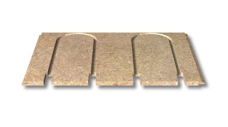 LK Systems Trä 22 Spårvändskiva 800 x 595 mm, Värme