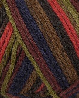 Garn Viking Raggen 150g Oransje multi - Viking of Norway