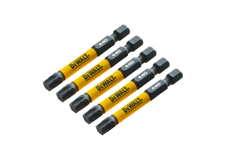 Dewalt DT7399T-QZ Torsionbits T40, 57 mm, 5-pack, Maskintillbehör & förbrukning