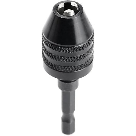 1 stk 1/4'' Nøkkeløs Borbitt Chuck Adapter Konverter