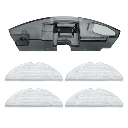 Ersättning Vattentank med 4 Moppdukar Kompatibel för S7 MaxV Ultra/S7 MAXV/S7 Pro Robotdammsugare Delar Db