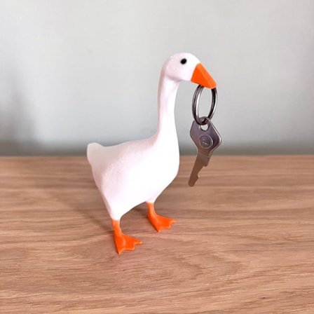 Söt Duck Goose Key Storage Rack Heminredning