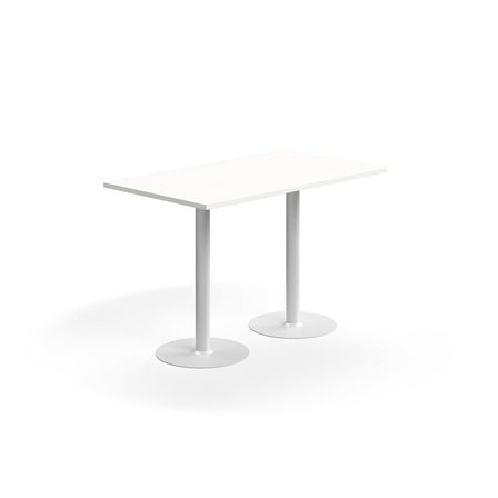 Bar table VERTICUS, 1400x800x900 mm, white