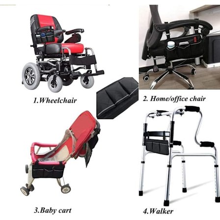 Armlenebag for Eldre, Sikker Mobilitetshjelpemiddel Rullestoltilbehør