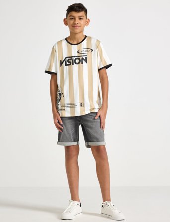 Lindex Shorts Denimjersey Staffan - Black - 170