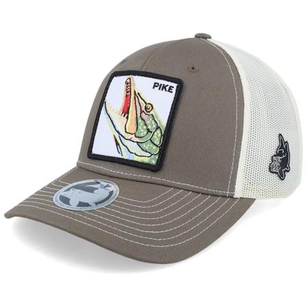 Skillfish - Pike Pro Fishing 112fp Split Chocolate Chip/Birch Trucker Trucker Brown Cap - @ Hatstore