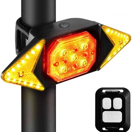 Cykel blinklys, cykel baglygte, USB genopladelige cykel blinklys, cykel