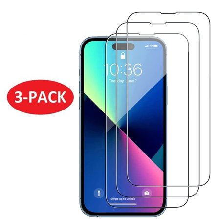 3-PAK - iPhone 14 Skærmbeskytter i hærdet glas