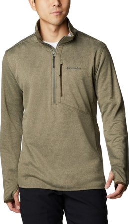 Columbia Montrail Men ́s Park View Fleece Half Zip Men long-sleeved sweaters Green S