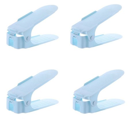 Skoställ Dubbelstativ Hylla BLÅ