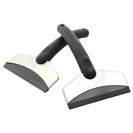 2 kpl Mini auton lumilapio ruostumattomasta teräksestä - 24 cm, suojaa autoa naarmuilta