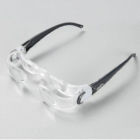 Bestselger i 2024 2.1x Maxtv Forstørrelsesbriller for svaksynte - Kikkertforstørrer for TV-skjerm LGL