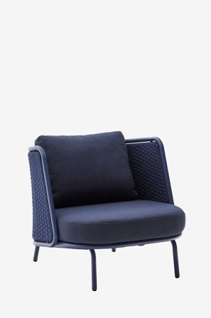 Kave Home - Matstol för utomhusbruk - sedalis - Blå - Utestolar & pallar - Från Homeroom