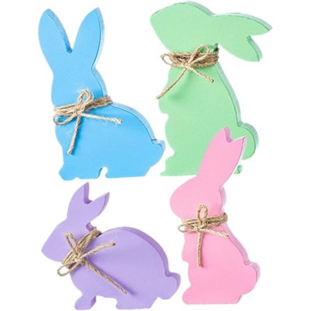 4 kpl Pääsiäispupu Mini Askartelu- ja käsityökoristeita kodin askarteluun