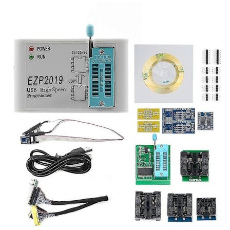 Ezp2019 Usb Spi -ohjelmointilaite Ezp2019 tukee 24 25 93 Eeprom 25 Flash Bios -sirua + 5 -liitintä