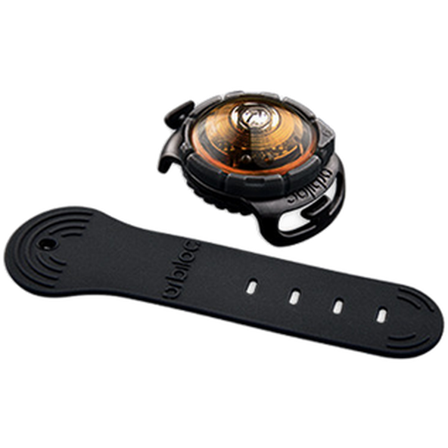 Orbiloc - Safety Light Dog Dual LED - With Quick Mount & Adjustable Strap Amber 5 km - Hund - Halsbånd - ZOO.no