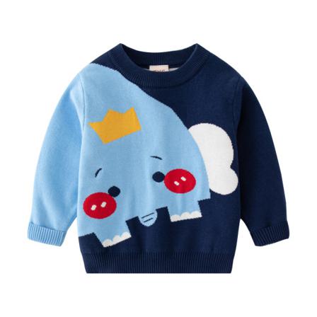 Boy Crew Neck Tröja Printed Pullover