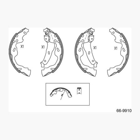 Biltema - Bremseskosett