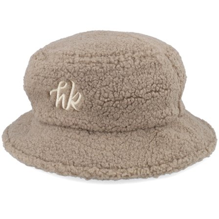 Headster - Beige bucket Cappello - Kids Fuzzy Sherpa Nutshell Bucket @ Hatstore
