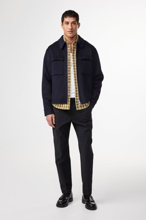 Billie Byxor Herr Svart Bomullsblandning