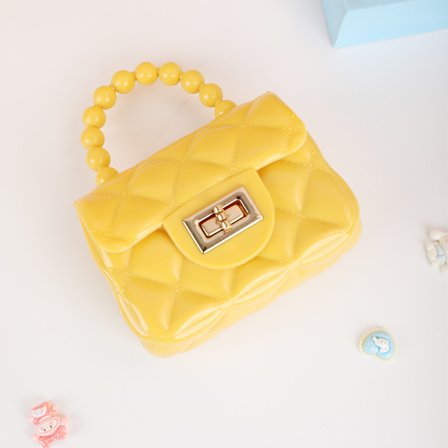 Søt Barneveske / Leke Crossbody-veske – Plast og Gummi, Jentegave, 13×6×16cm, Nettingposeemballasje