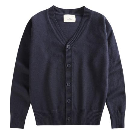 Toddler Enfärgad Tröja Långärmad V-hals Casual Tröja