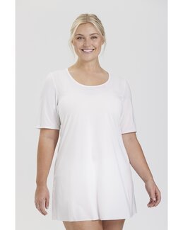 Nattkjole Cool Sensation Hvit - 50/52 - Miss Mary