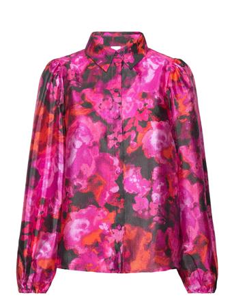 Yastwilightgarden Ls Shirt - Show Pink YAS