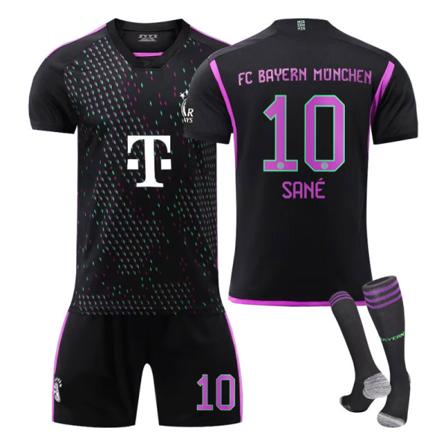 23-24 Bayern München Hemma fotbollströja för barn nr 9 Kane SANE 10 XL