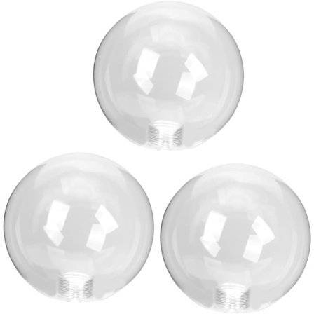 3 stk. Lampeskærm Glas Lampeskærm Lysekrone Lampeskærm Lysekrone Dæksel G9 Glas Skrue