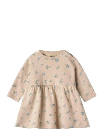 Wheat Jersey Dress L/S Emmy - Beige - 86
