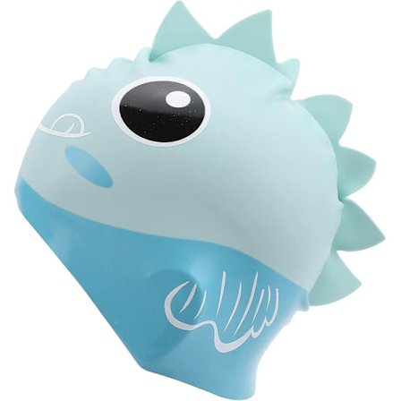 Badehætte til børn med rygfinne | Badehætte børn | Badehætte | Haj til drenge og piger Artikler til svømning, L