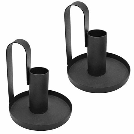 |NN| 2 kpl kynttilänjalkasarja Retro Musta Rauta Kynttilänjalka Jalusta Pidike Olohuoneeseen Makuuhuoneeseen Pöytä Sisustus Häät Syntymäpäivä 