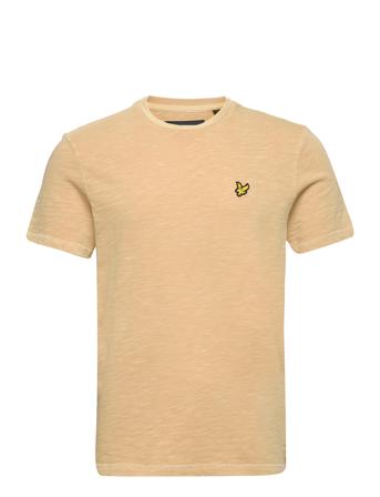 Cotton Slub T-Shirt Beige Lyle & Scott