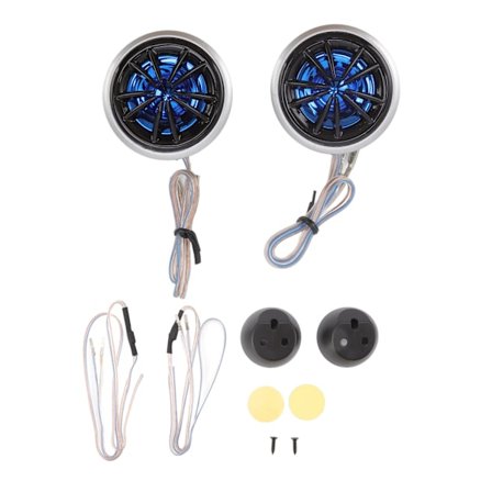 Auton diskanttikaiutin 150W Liimattava musta terävä diskanttikaiutin kaikille auton äänentoistojärjestelmille 2kpl