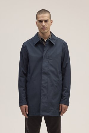 NN.07 Kim Mantel Herren Blau Polyester